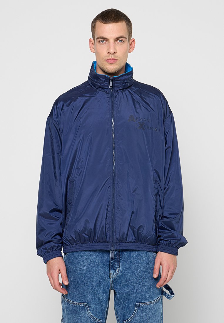 Armani Exchange Lichte jas blauw Armani Exchange Lichte jas blauw