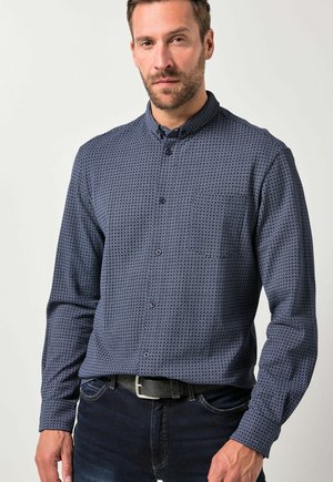 LONG SLEEVE, MINI BUTTON-DOWN COLLAR - Camisa - navy blue