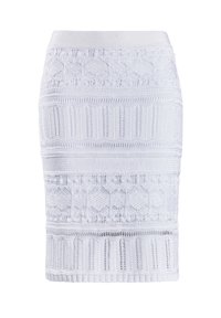 CASTELL - Jupe crayon - bianco