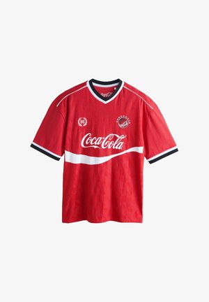 Next, REGULAR FIT - LICENSE FOOTBALL T-SHIRT . - T-Shirt print - red coca cola