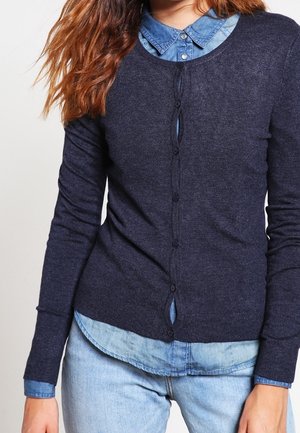 Vest - mottled dark blue