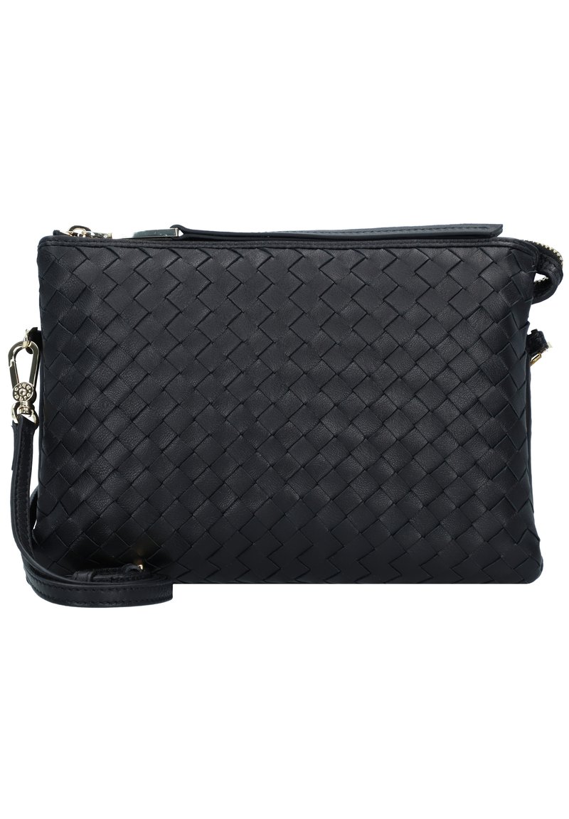 Abro THREEFOLD - Sac bandoulière - black/gold