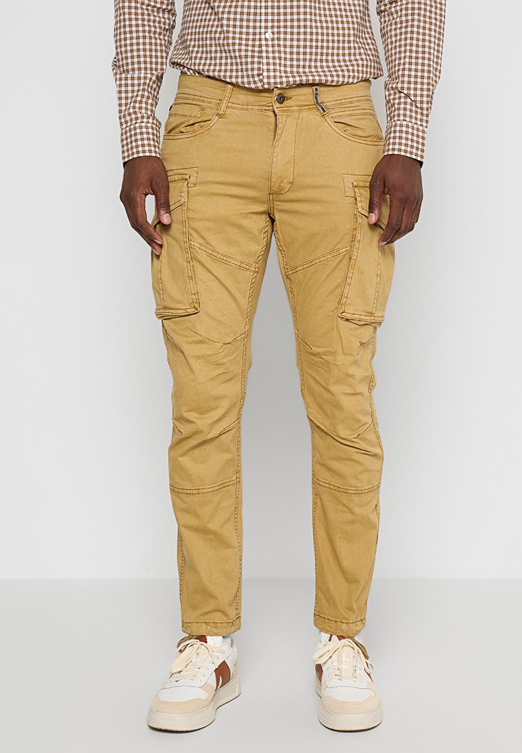INDICODE JEANS Cargobroek mosterdgeel
