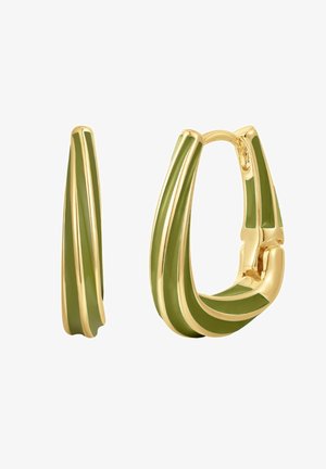 CREOLEN EMAILLE YOKOAMII MODESCH - Earrings - gold-coloured
