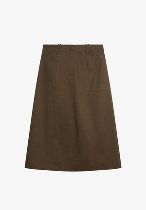 Massimo Dutti, Gonna a campana - dark brown