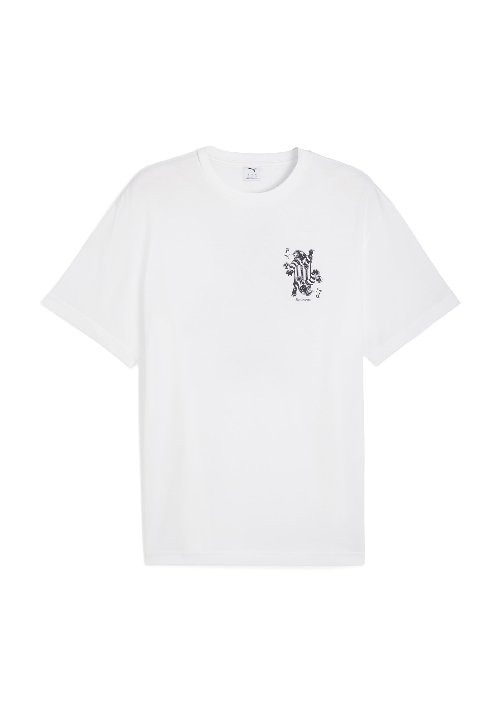 Puma GRAPHIC CARD PLAY - Triko s potiskem - white