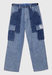 ATELIER BAGGY - Baggy jeans - patchwork blue