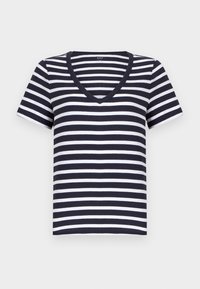STRIPE - Printtipaita - navy uniform