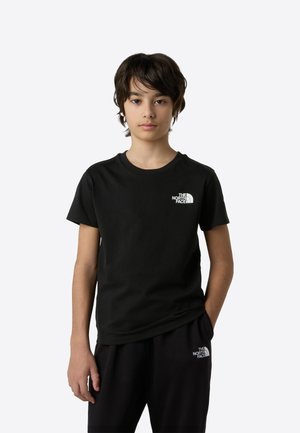 The North Face TEEN SIMPLE DOME TEE UNISEX - Sports T-shirt - black