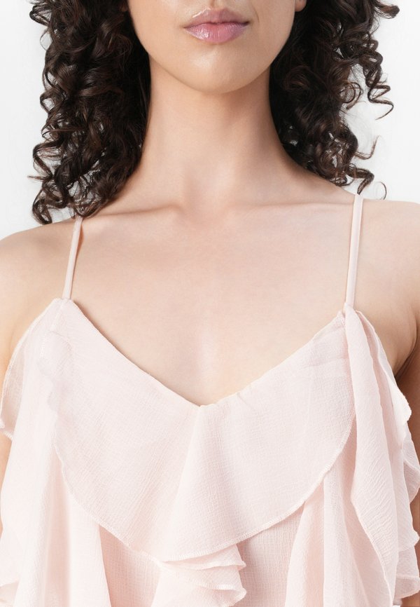 VMCAMILLE SINGLET DRESS  - Occasion wear - sepia rose2
