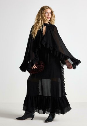 WITH FLOUNCE  - Maxikjoler - black