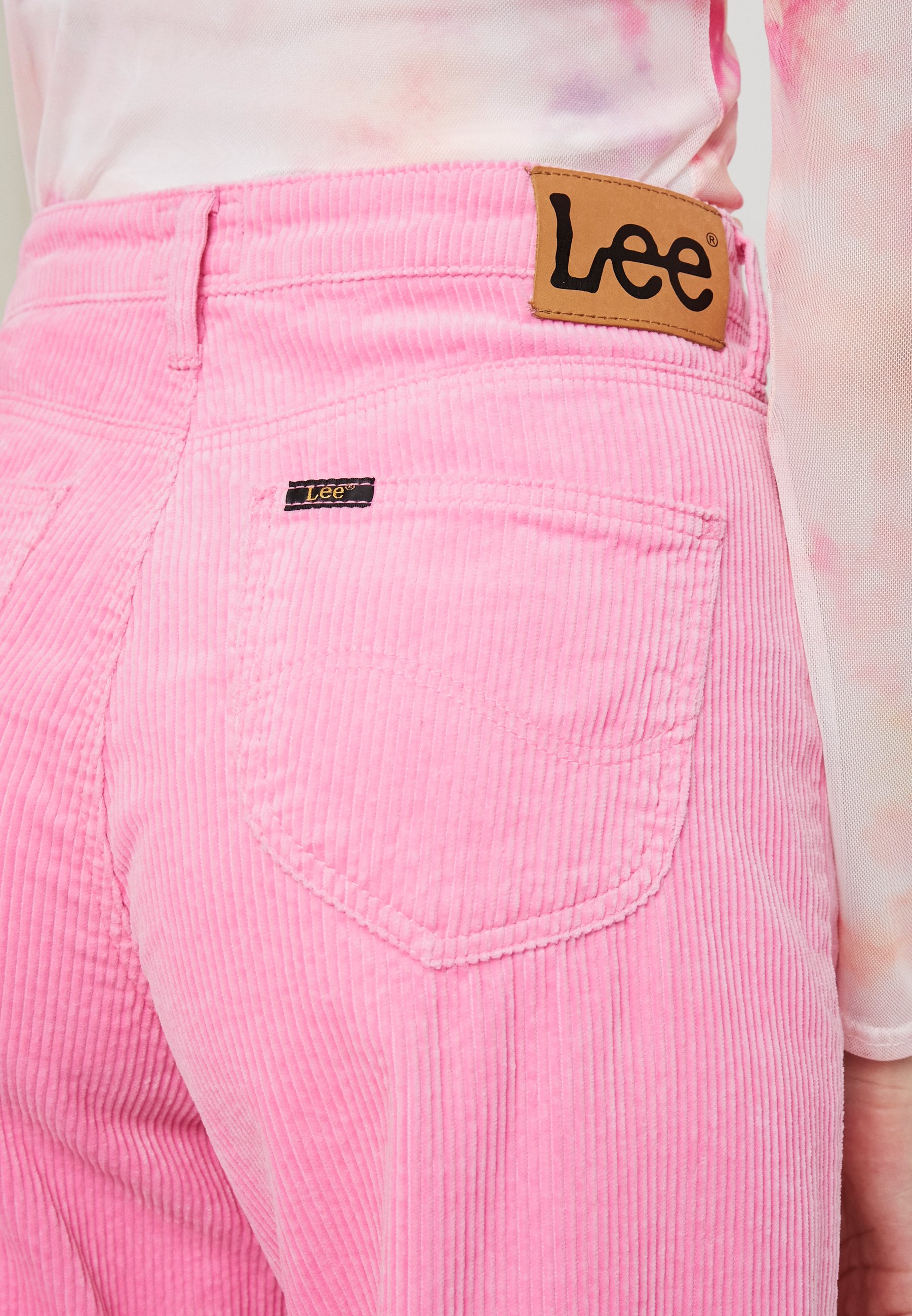 vintage deadstock lee pink corduroy pants