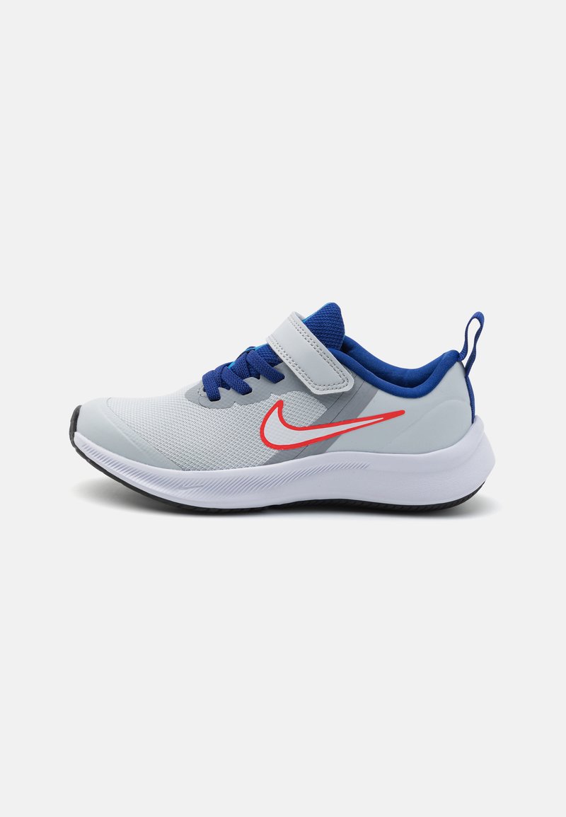 Nike Performance STAR RUNNER 3 UNISEX - Scarpe da corsa su strada - pure platinum/white/light crimson/deep royal blue