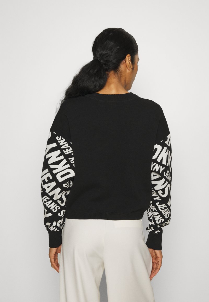 dkny black and white sweatshirt