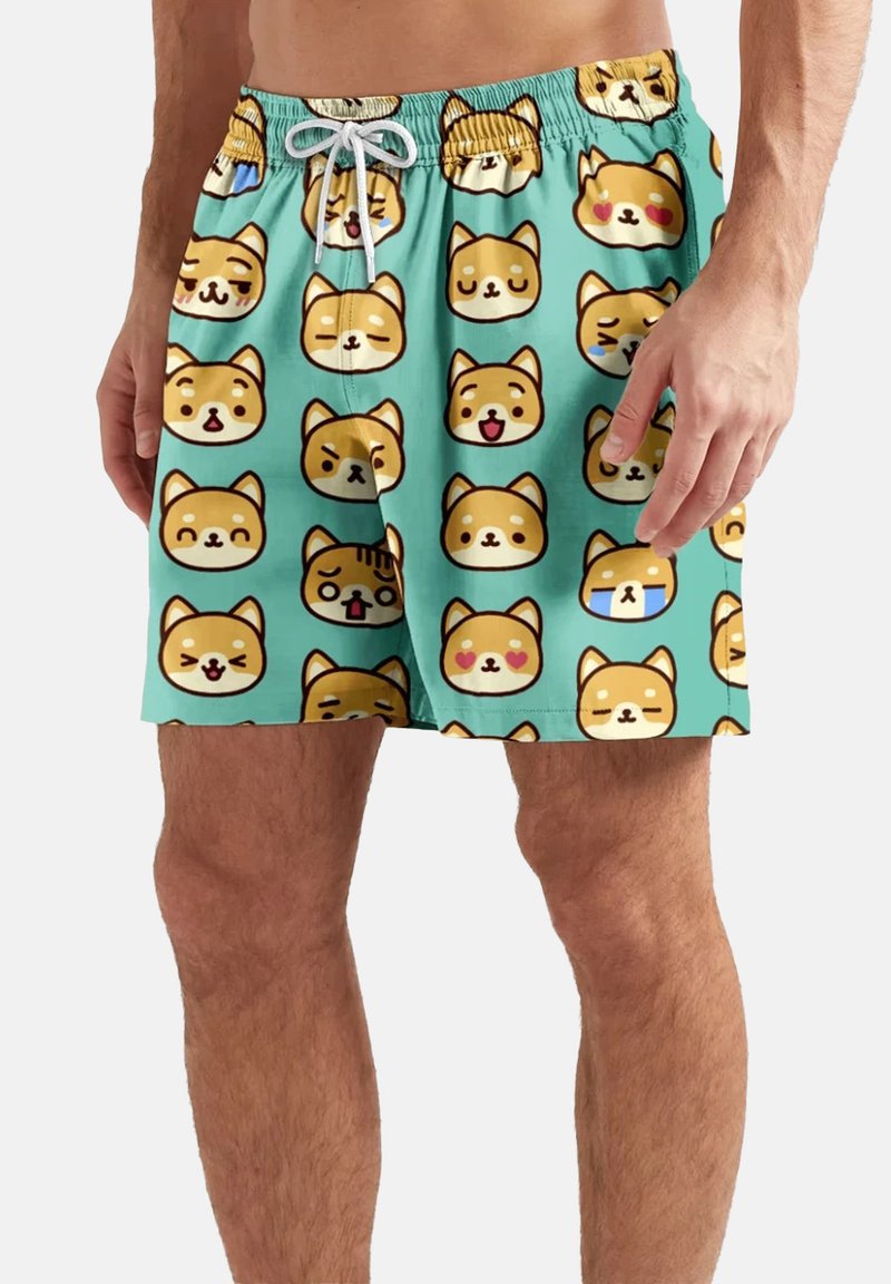 Mr. GUGU & Miss GO - SHIBA  - Zwemshorts - green, Vergroten