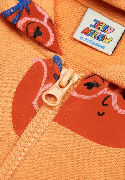 JELLY MALLOW TOMATO ZIP-UP UNISEX - Φούτερ με φερμουάρ - orange
