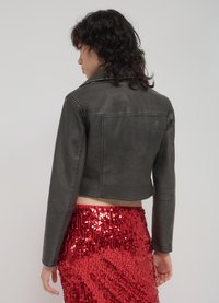 Calliope CLOU À EFFET VIEILLI - Kunstlederjacke - noir