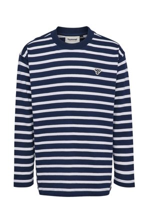 Longsleeve - dress blues white