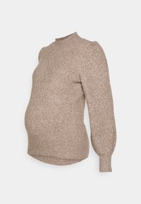 Vero Moda Maternity Stickad tröja - light brown