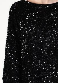 Vero Moda VMETTA BOAT NECK SHORT DRESS - Kokteiļkleita/ballīšu kleita - black