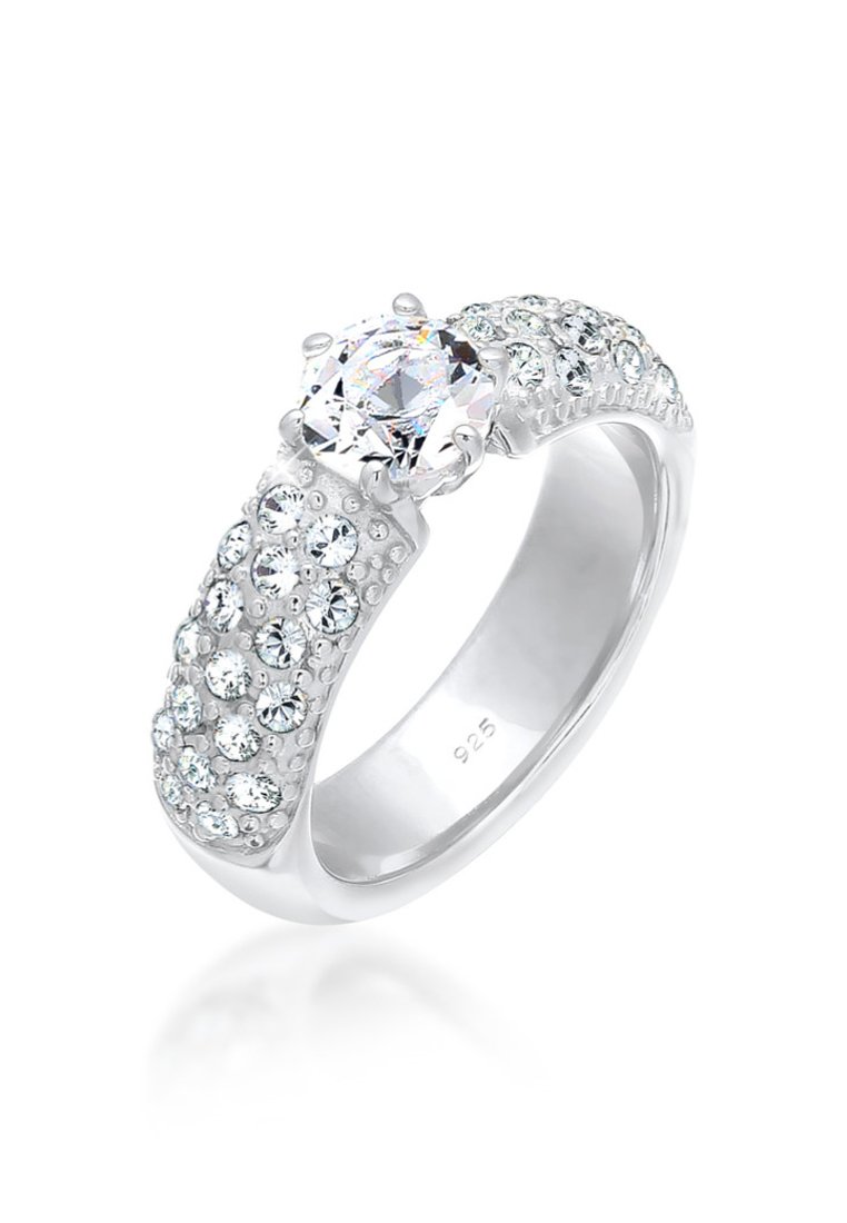 Damen Halsketten | Elli CLASSIC CHIC Ring silver-coloured/silberfarben - OL82281 Damen Halsketten | Elli CLASSIC CHIC Ring silver-coloured/silberfarben - OL82281
