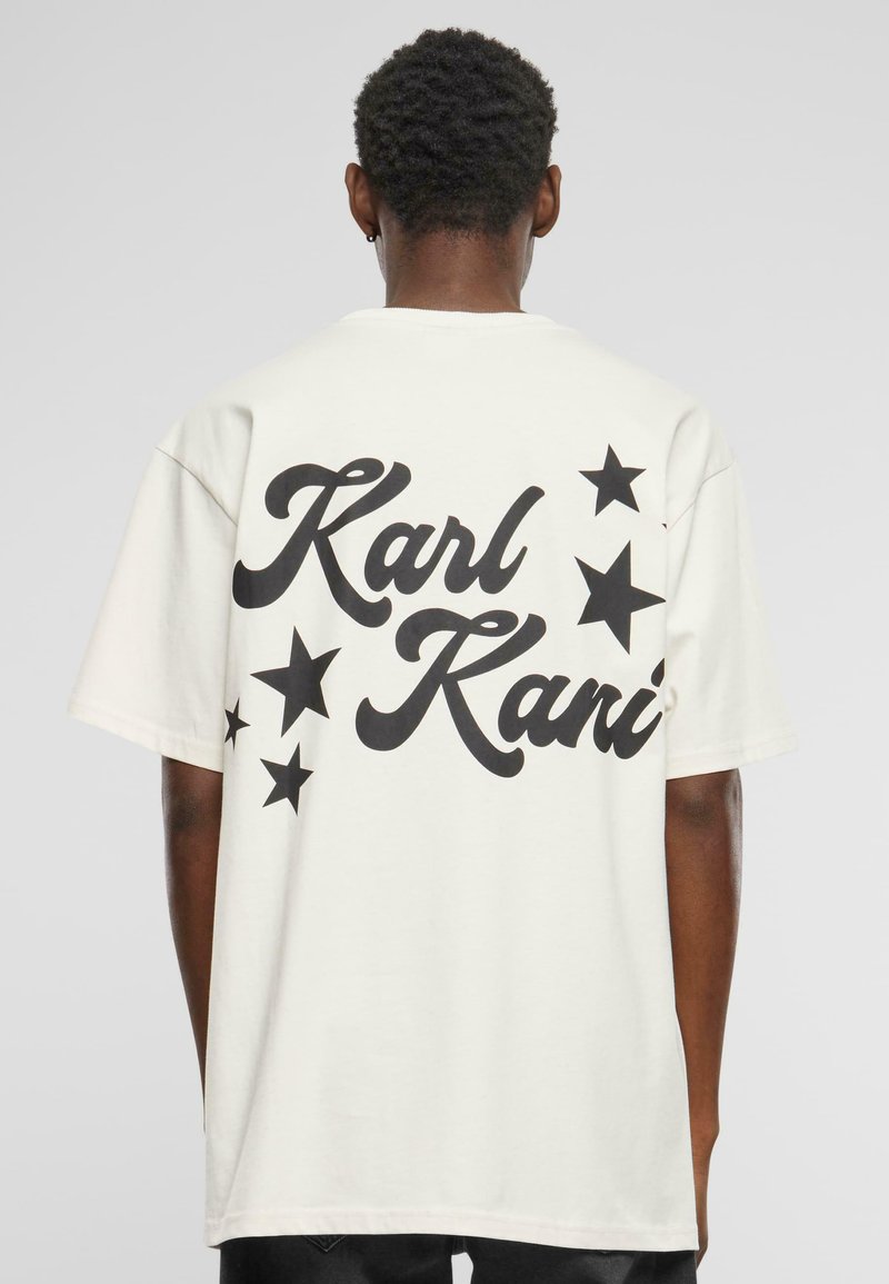 Karl Kani - SMALL SIGNATURE HEAVY  STAR TEE - Nyomott mintás póló - off white, Nagyítás