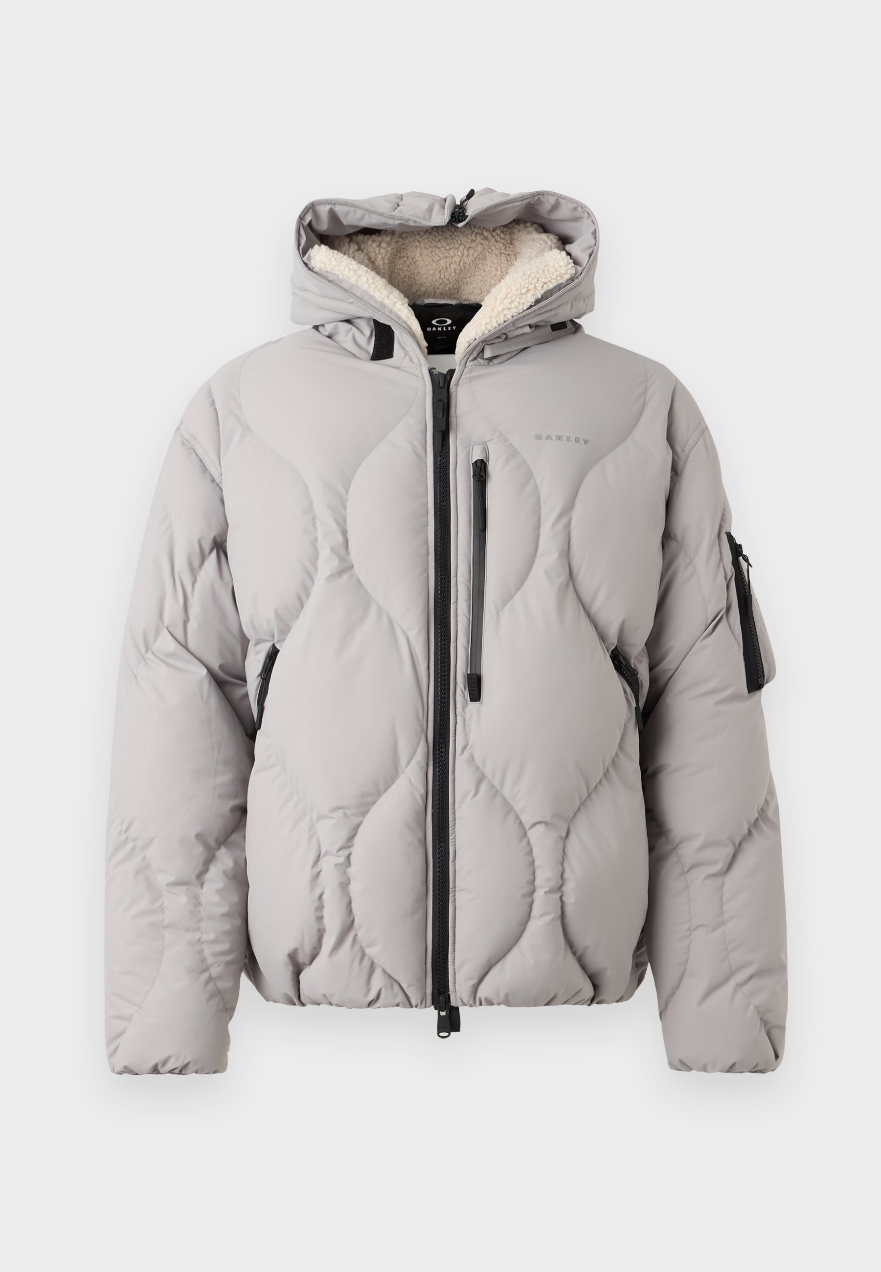 【希少】10s OAKLEY knit jacket 希少】10s OAKLEY knit puff jacket Oakley Drift o-puff jacket Beige