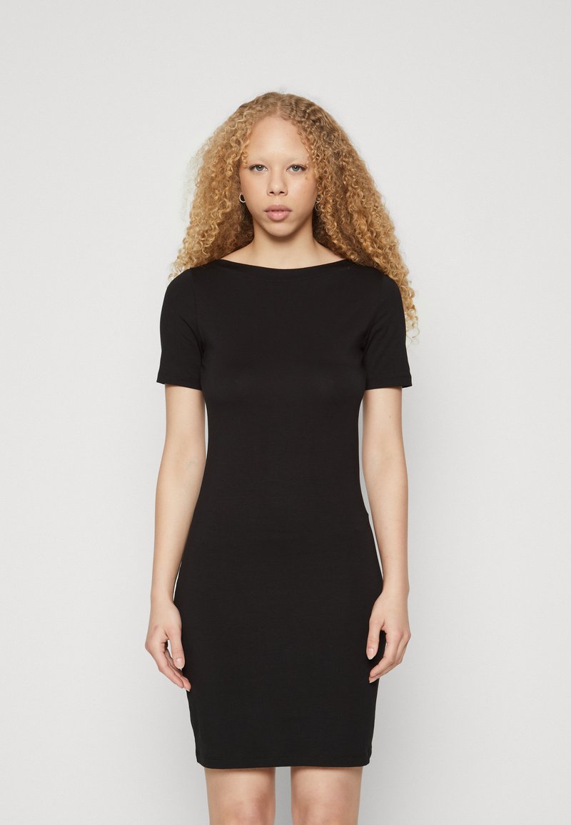 Vero Moda VMPANDA SHORT DRESS  - Trikotāžas kleita - black
