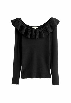 FRILL - REGULAR FIT - Maglione - black
