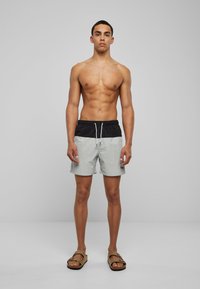 Urban Classics BLOCK  - Short de bain - lightasphalt black