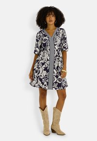 No seleccionado, bleu foncé - marine