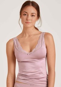 Calida SENSUAL SECRETS OHNE ARM - Maglietta intima - mauve shadow