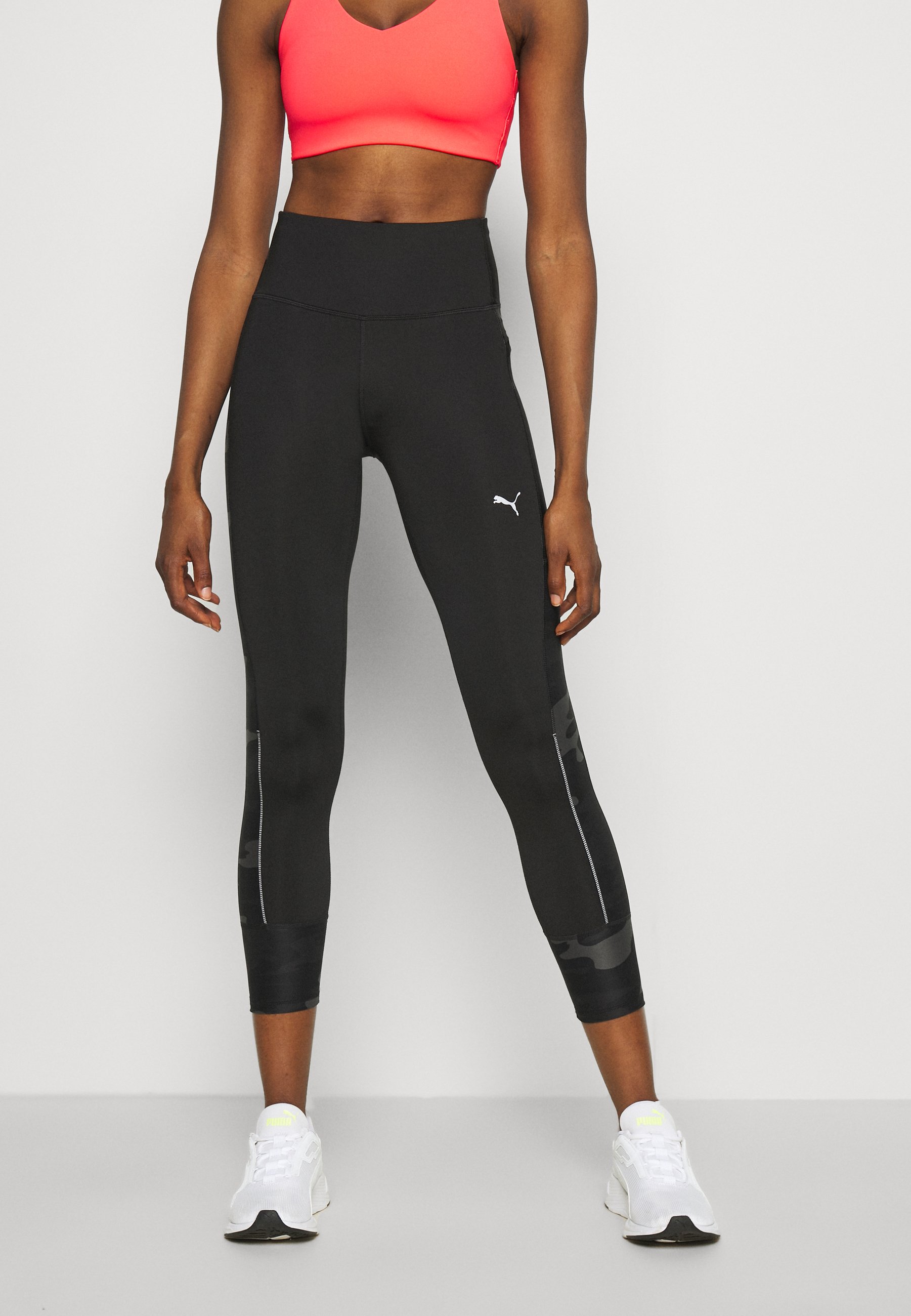 Puma RUN GRAPHIC 7/8 - Tights - black/schwarz - Zalando.de