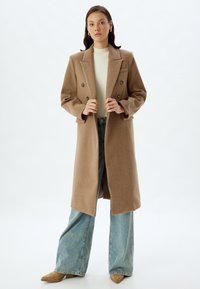 Koton DOUBLE-BREASTED - Mantel - beige