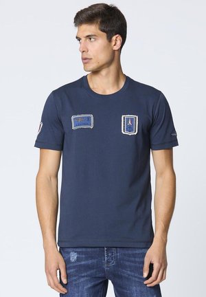 T-shirt con stampa - blu