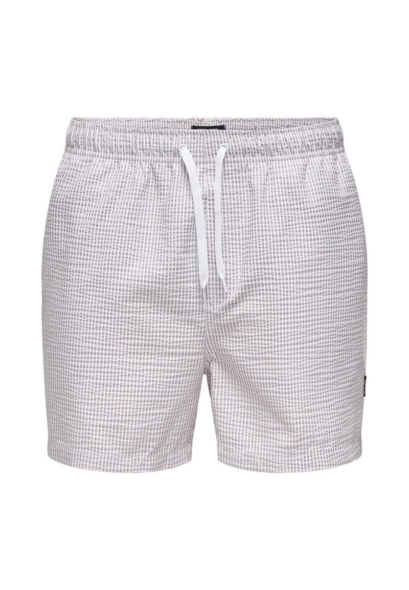 Only & Sons TED SEERSUCKER - Fürdőnadrág - violett