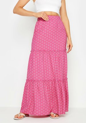 Long Tall Sally ABSTRACT FLORAL TIERED  - Gonna lunga - pink