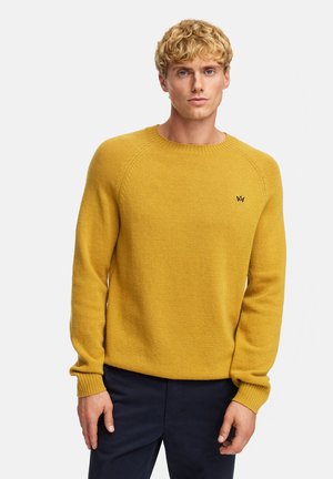 LARSON CREW NECK - Strickpullover - honey