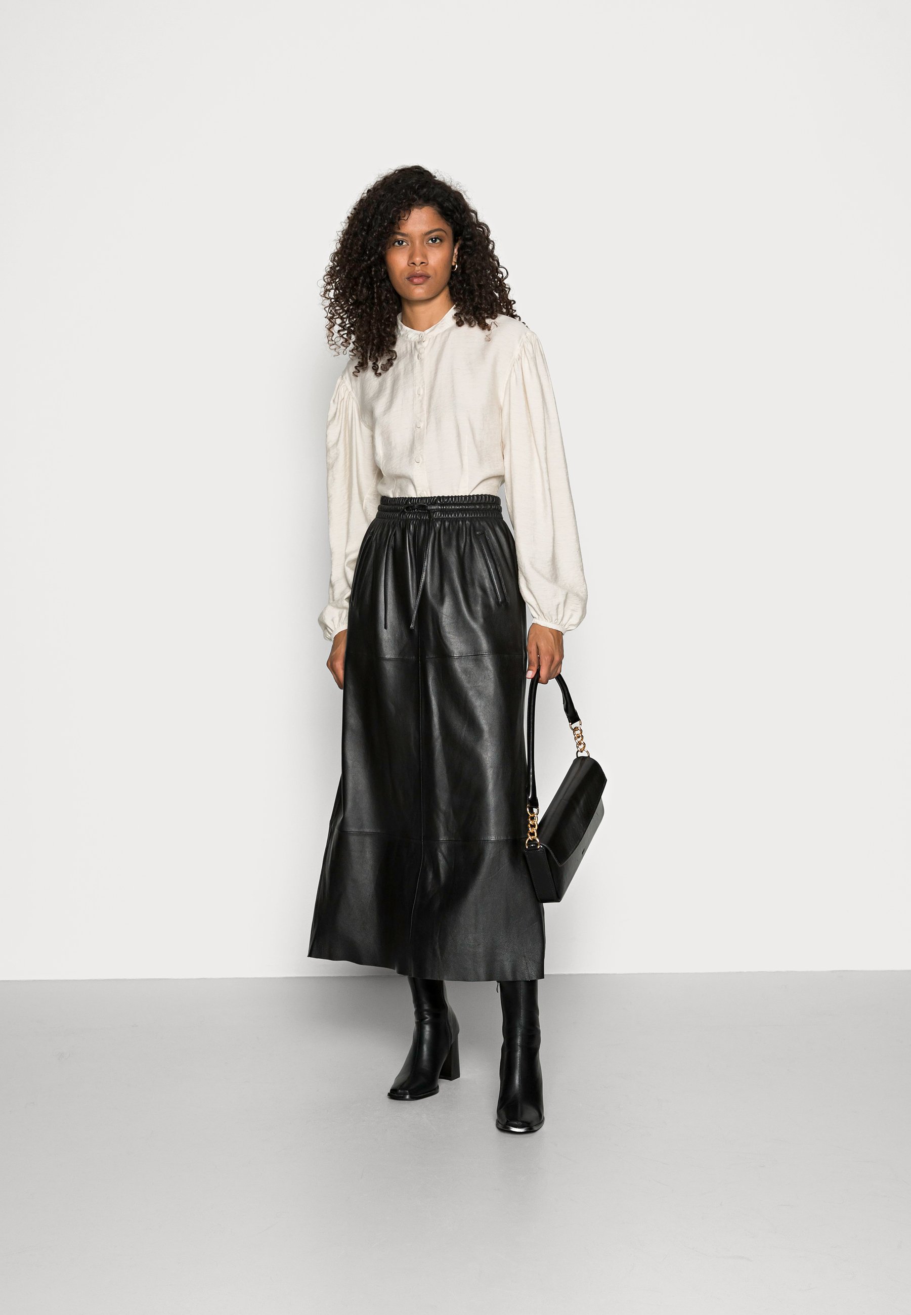 Oakwood ALABAMA - Gonna di pelle - black/nero - Zalando.it