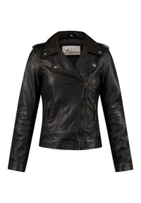 SEVALBONA - Leren jas - schwarz