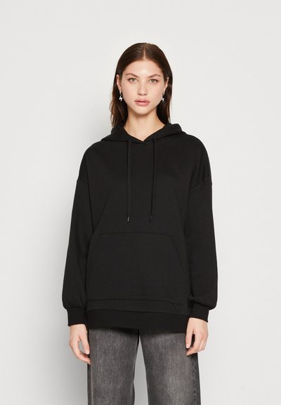Sweat à Capuche Oversize Femme Urban Classics - Long, Manches évasées, 80% Coton 20% Polyester