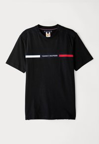 CHEST INSERT TEE - T-shirt estampada - black