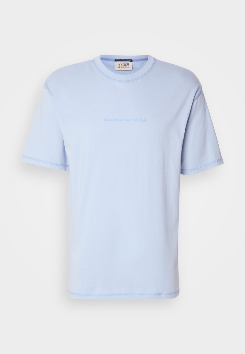 Scotch & Soda T-shirt print lichtblauw