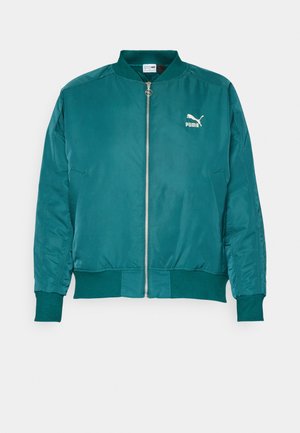 Puma, SHINY - Bomber-jakk - malachite