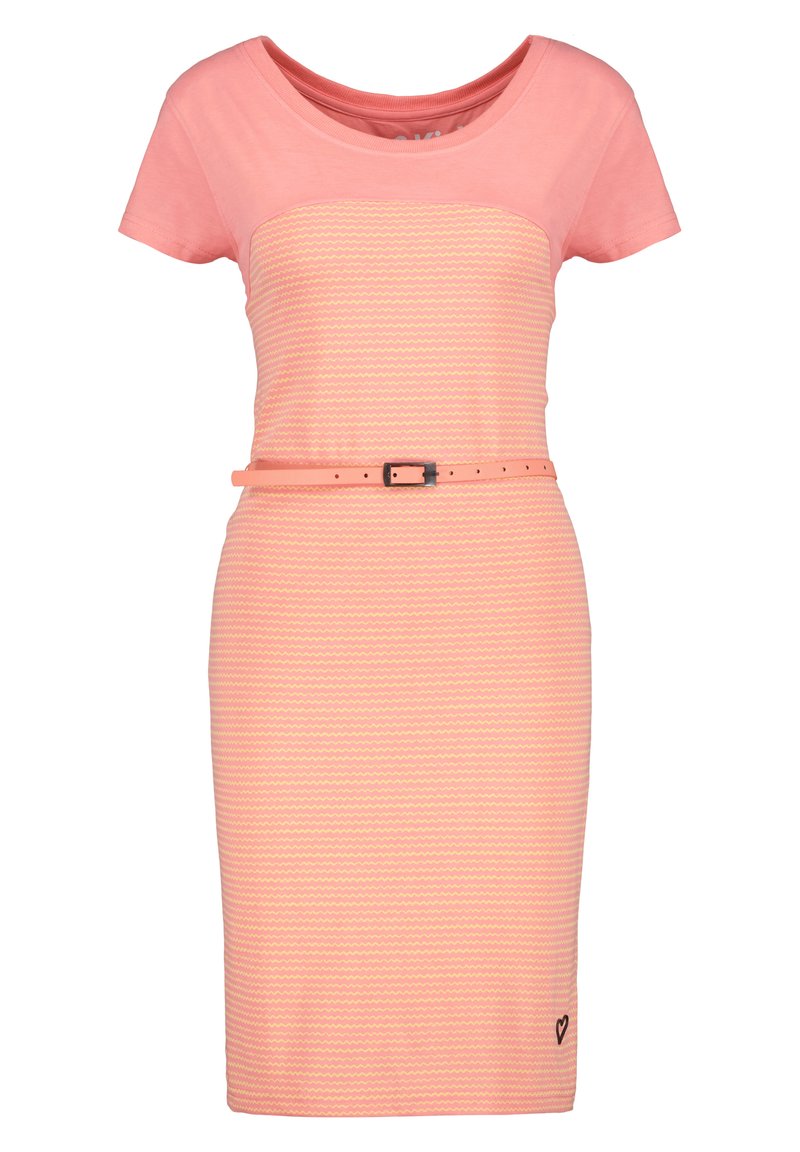 alife & kickin Jerseyjurk oranje gemêleerd alife & kickin Jerseyjurk oranje gemêleerd