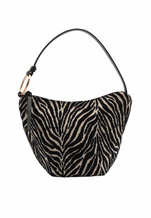 Marks & Spencer, ZEBRA PRINT MINI SHOULDER  - Handbag - black mix