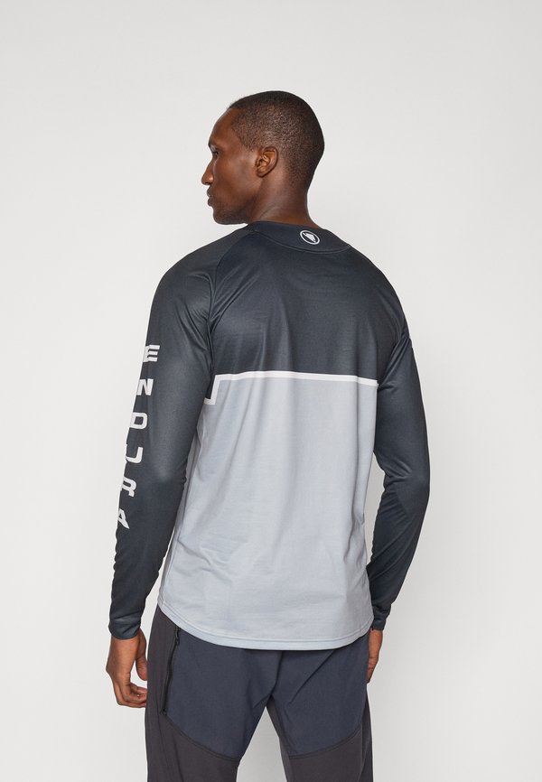 CORE PRINTED TEE - Long sleeved top - schwarz3