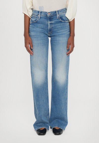Mother THE BOOKIE SNEAK - Jean boyfriend - blue denim