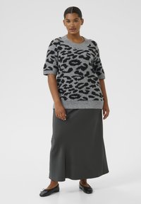 Kaffe Curve SANDIA - Camiseta estampada - lgm black leopard