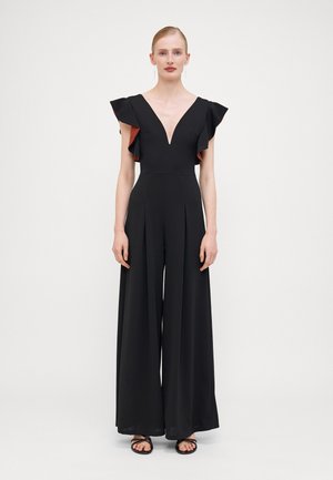 WAL G TALL PIP RUFFLE - Kombinezonas - black/burnt orange